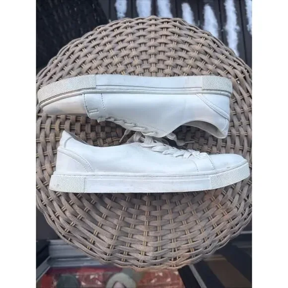 Joie Women’s Harvard White Leather Classic Lined Court Sneaker 9.5 US - Picture 7 of 14